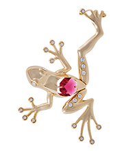 AR-1280/ 1R Фигурка подвесная «Лягушка тропическая» с цв.кр. (Юнион)