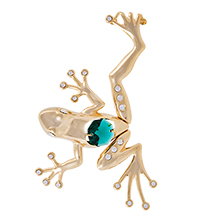 AR-1280/ 1M Фигурка подвесная «Лягушка тропическая» с цв.кр. (Юнион)