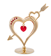 AR-1294/ 1 Фигурка «Сердце со стрелой» с цв.кр. (Юнион)