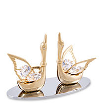 AR-1296 Визитница «Пара лебедей» (Юнион)