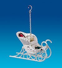 AR-1310/ 1 Фигурка «Сани» посеребр. с цв.кр. (Юнион)