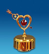 AR-4204/ 3 Фигурка музыкальная «Сердечко со стрелой» с цв.кр. (Юнион)