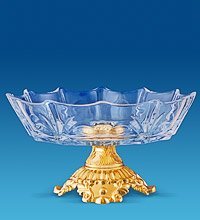 AR-4411 Фруктовница хрустальная (Юнион)