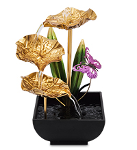 FNT-06/1 Настольный фонтан «Золотая лилия»