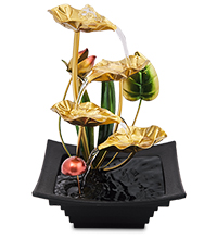 FNT-07 Настольный фонтан «Золотая лилия»