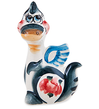 ГЛ- 893 Фигурка «Дракон» цв. (Гжельский фарфор)