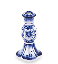 ГЛ- 084 Подсвечник (Гжельский фарфор)