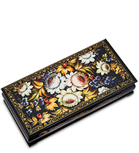 ШК-11/12-I Шкатулка-купюрница в технике декупаж (8х17х4)