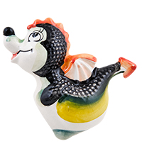 ГЛ- 911 Магнит «Дракон» цв. (Гжельский фарфор)