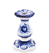 ГЛ- 062 Подсвечник (Гжельский фарфор)