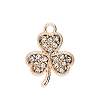 AM-3932/1 Оберег «Клевер удачи» (латунь)