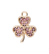 AM-3932/2 Оберег «Клевер удачи» (латунь)