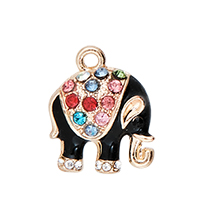 AM-3935/2 Оберег «Счастливый слоник» (латунь)