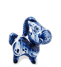 ГЛ- 930 Фигурка «Лошадка» (Гжельский фарфор)