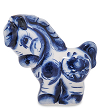 ГЛ- 939 Фигурка «Лошадь» (Гжельский фарфор)