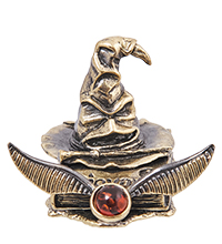 AM-4120 Фигурка «Волшебный Мир Гарри» (латунь, янтарь)