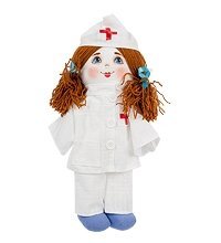 ТК-514 Игрушка лоскутная «Медсестра»