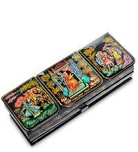 ШК-85/13 Шкатулка «Сказка о спящей царевне» С.М. 18x6,5