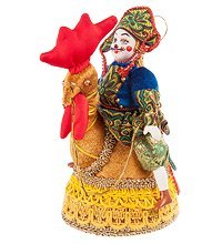 RK-404/1 Кукла малая «Солдат на петухе»