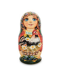 МР-16/ 3-A Матрешка 3м «Мария с курицей»