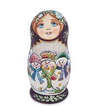 МР-16/10 Матрешка 5м «Мария со снеговиками»