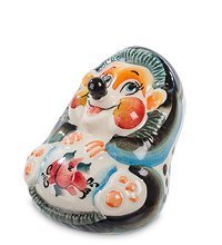 ГЛ- 331 Фигурка «Ежонок» цв. (Гжельский фарфор)