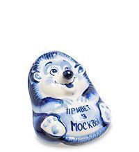 ГЛ- 388 Фигурка «Ежонок» (Гжельский фарфор)