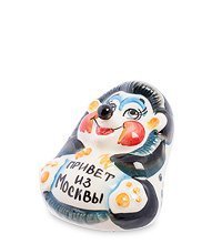 ГЛ- 389 Фигурка «Ежонок» цв. (Гжельский фарфор)