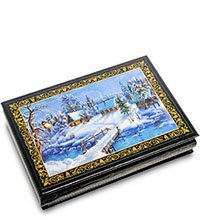 ШК-11/54-A Шкатулка в технике декупаж (11х16х4)