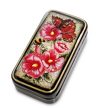 ШК-55/ 99 Шкатулка «Цветы» исп. Земина