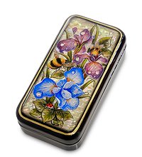 ШК-55/100 Шкатулка «Цветы» исп. Земина