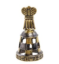 AM-2125 Фигурка «Колокольчик-Шахматы Король» (латунь)
