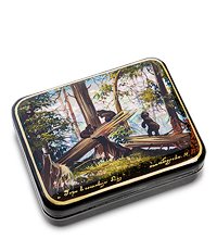 ШК-55/128 Шкатулка «Утро в сосновом лесу»