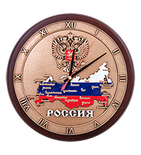 ПК-225 Настенные часы «Карта России»