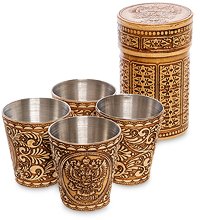 BST-216 Стопки «Россия» мал. (береста)