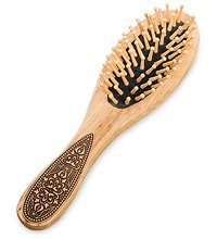 BST-209/ 3 Массажная расческа деревянная «Ангелочек» (береста)