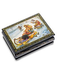 ШК-11/ 2-B Шкатулка в технике декупаж (8х10х4)