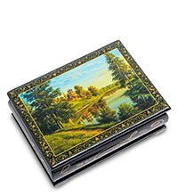 ШК-11/ 2-G Шкатулка в технике декупаж (8х10х4)