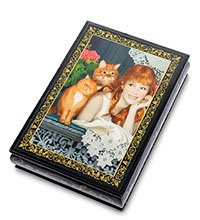 ШК-11/ 4-I Шкатулка в технике декупаж (11х16х4)