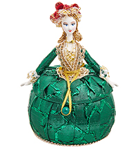 RK-731/2 Кукла-шкатулка «Дама в нарядном платье»