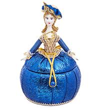 RK-731/3 Кукла-шкатулка «Дама в нарядном платье»