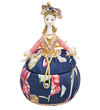 RK-732/ 3 Кукла-шкатулка «Дама в вечернем платье»