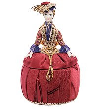 RK-732/ 4 Кукла-шкатулка «Дама в вечернем платье»