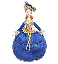 RK-732/11 Кукла-шкатулка «Дама в вечернем платье»