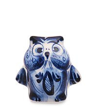 ГЛ- 730 Фигурка «Филин» (Гжельский фарфор)