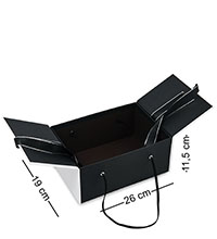 WF-185/2-B Коробка сред., черно-белый