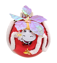 НФШ-1503/2 Ел.украшение Шар «Змея» 85 мм