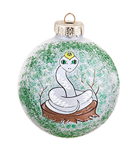 НФШ-1711/1 Ел.украшение Шар «Змея» 85 мм