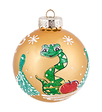 НФШ-1712/1 Ел.украшение Шар «Змея» 85 мм