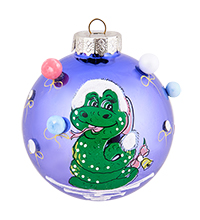 НФШ-1713/2 Ел.украшение Шар «Змея» 85 мм